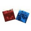 Blue Red Mini Aluminium Foil Packaging Bags , Standing Zipper Small Pouch