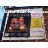 multi colorwall hanging PVC vinyl Printing for fast food store / supermarket
