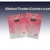 Snack Foil Printed Food Pouches Packaging With Zipper Euro Hole
