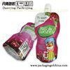 Moisture Proof Laminated Stand Up Spout Pouches for Juice / Liquid Package