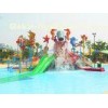 4 ramp slide water playground , 17m * 16m Splashing water house