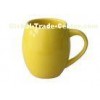 Capacity 520ml AB grade Custom Ceramic Mugs with Solid Glaze color