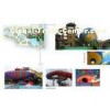 Holiday Scenic Super Bowl Water Slide / Aqua Park Slide Anti UV and Safety 6 - 8mm Thickness