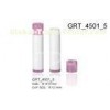 Colorful PP / POM Plastic Lip Balm Containers with Silkscreen for Color Cosmetics Lipbalm