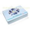 Christmas Blue Rectangular Tin Box For Chocolate Cookie Gift Promotions