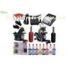 8 Color Ink Starter Tattoo Kits With Sterile Tattoo Needles Rotary Machine