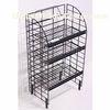 Retail store unique wire storage rack shelving on wheels fixtures for display products