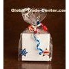 Clear Chocolate Food Packaging Pouch / Christmas Cello Gift Bag