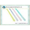 Creative transparent colored home plastic shoe horn with round handle