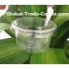 90ml Mini Disposable Dessert Cups Flat Lid For Salad / Ice Cream