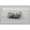 18mm PE foam liner Silver Aluminum Screw Caps for massage oil