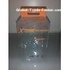 Orange transparent PVC Packaging Boxes Eco - friendly for shops