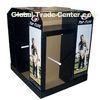 UV coating Cardboard Pallet Display stands with hooks for eye - catching