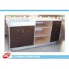 MDF Laminated Shop Cash Counter With Drawers , Common Style Retail Desk Counter