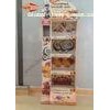 POP Free Floor Standing Corrugated Cosmetic Display Stands for Exhibition