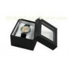 Smart Matt Lamination Black Cardboard Watch Gift Box With Pillow