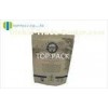 Resealable Ziplock Stand Up Coffee Packaging Bags Custom Printing