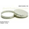 H16mm Aluminum Screw Caps Pink / Silver For Cosmetics , Alu Screwcaps