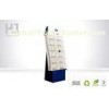 Glossy Recyable Corrugated Cardboard Display Stand With 6 Pallets