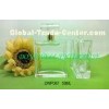 Clear 50ml Square Empty Spray Perfume Bottles Containers With Surlyn Cap