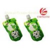 Resealable Fruit Juice Stand Up Pouch With Spout , 120 micron Thickness