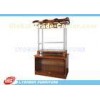 Mall Customized Wooden Kiosk / Perfume Display MDF , 1300mm * 600mm * 2200mm