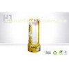 Yellow Floor Standing Custom Cardboard Display With Plastic Round Hooks In 10 Rows