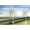 Steel Truss Cable Stay Bridges Suspension With High Strength