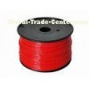 red Plastic 3D printer material / 1.75mm ABS filament for Makerbot UP 3D printers
