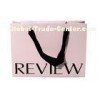 Customized Shoes Recycled Shopping Paper Bags with Flocking Print