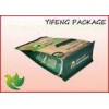Zip Lock Stand Up Flat Bottom Pouch For Food Packaging 500g