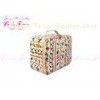 Colorful Fashion Personalized Makeup Bags , train case makeup bag