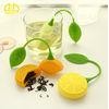 Eco - Friendly Lemon Tea Infuser Yellow Color , 100% Silicone Material