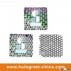 Silver Tamper Evident Embossing Aluminum Foil Honeycomb