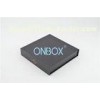 Black Printed Gift Boxes / Gift Packaging Boxes Foodstuff Packing