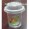 Disposable Plastic Ice Cream Container 200ml , Straight Cup Body PET