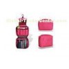 Foldable hanging toiletry travel bag for man women with hook