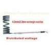 coiled heating elements wattage distribuited 4.2x2.2mm rectangle section