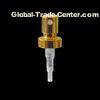 Dia.18mm 0.12ml Perfume Sprayer Pump ,  shiny gold metal ferrule