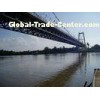 Heavy Loading Steel Cable Suspension Bridge High strength For highway