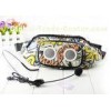 Outdoor Speaker Bag For Teaching Guiding , Sport Waist Bag With wired Microphone