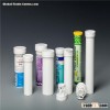 plastic effervescent tablet tube with spring cap