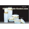 Ladies / Mens Cosmetic Jars And Bottles Glass Lotion Pump Bottles