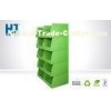 Eco - friendly Green Cardboard Display Stand With Damp Proofing Wood Pallet
