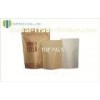 Printed Brown Kraft Paper Stand Up Pouch For Cookies Packaging 250g 500g 1000g
