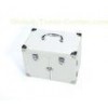 White Party Mini  Rigid Gift Box Lockable Customized For Home