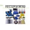 Body Tattoo Artist Starter Kit For Practice CE TUV ISO / Tattoo Machine Full Kit
