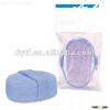 bath cleaning sponge covered with fabric cloth