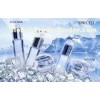 Empty Painted / Lacquered Glass Bottles And Jars 80ml With Pump