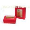 Customized Red PVC Rigid Gift Box Luxury With Magnet Closure